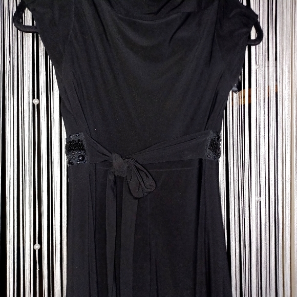 Bisou Bisou Women's Black Beaded Dress - Picture 3 of 4